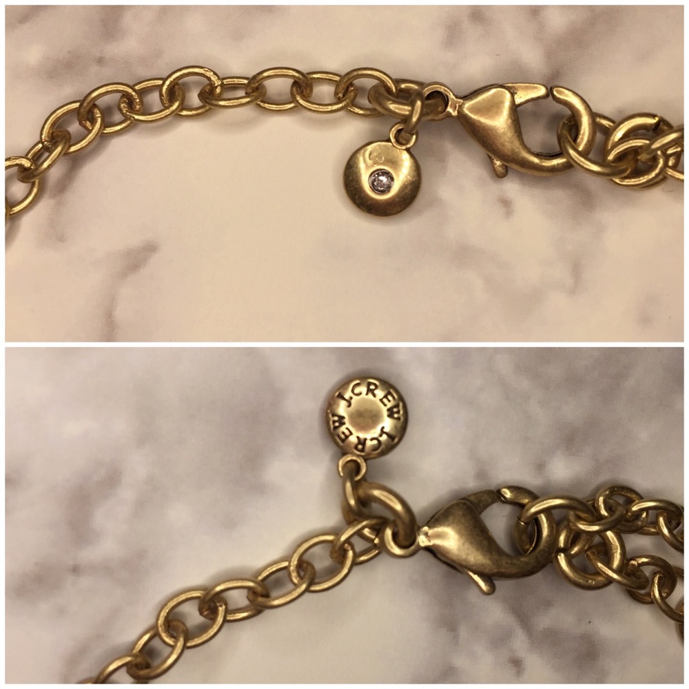 ✨HP✨ J. Crew tortoiseshell & crystal necklace - Picture 7 of 8